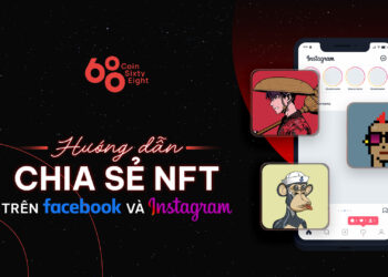 Instructions for sharing NFT on Facebook and Instagram platforms