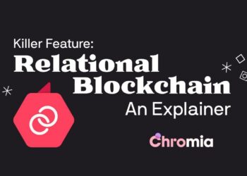 Why did Chromia (CHR) choose to develop a relational blockchain?