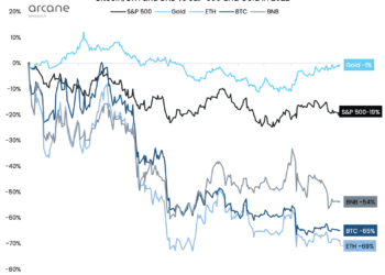 BTC, ETH, BNB, S&P500 and Gold in 2022