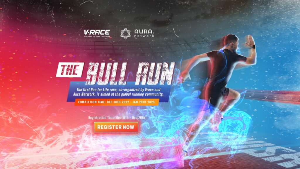 Aura Network kicks off V-Race The Bull Run 2022