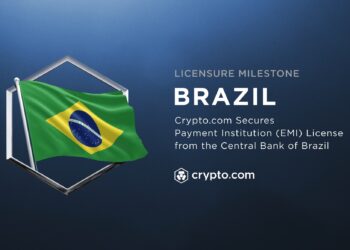 Crypto.com exchange is licensed as a payment institution in Brazil
