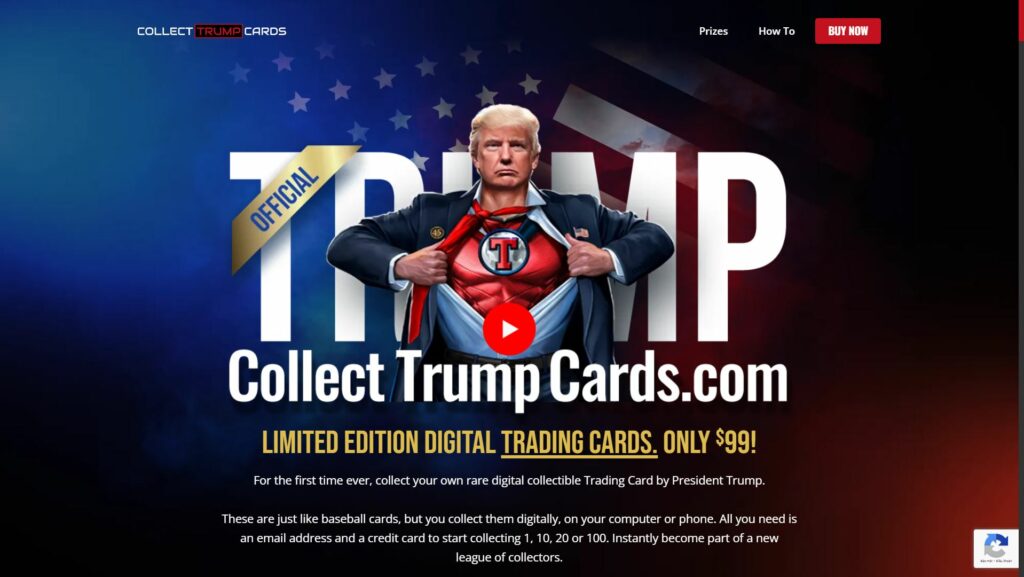 Former US President Donald Trump publishes NFT collection