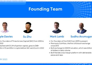 The two founders of Three Arrows Capital want to raise capital to make a trade