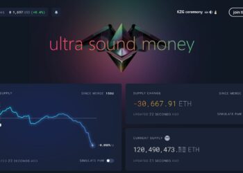 ETH supply drops to new lows since The Merge