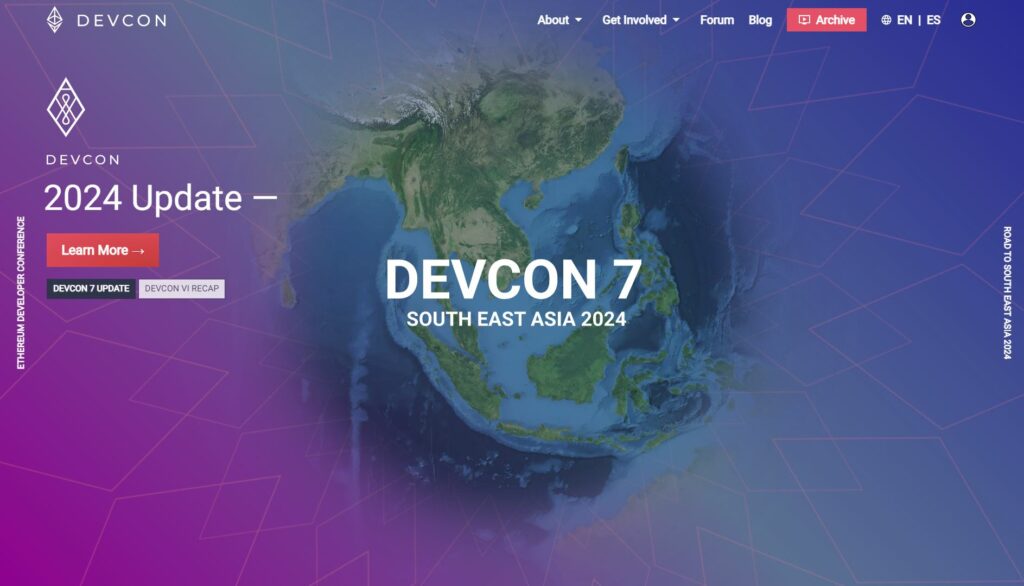 Ethereum Devcon 7 conference selects Southeast Asia as destination in 2024