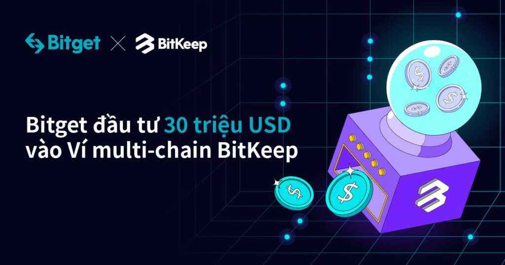 Bitget invests $30 million in the BitKeep portfolio, becoming the company's controlling shareholder