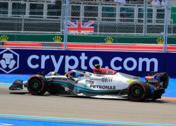 Cryptocurrency company advertising is gradually disappearing from the F1 race