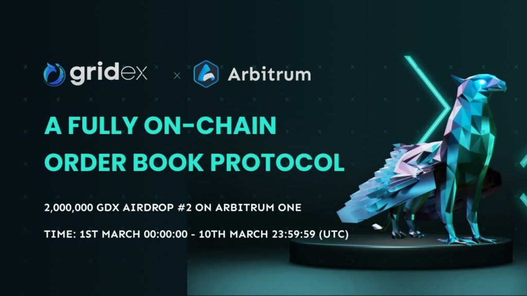 Gridex announces Arbitrum launch and round 2 airdrop