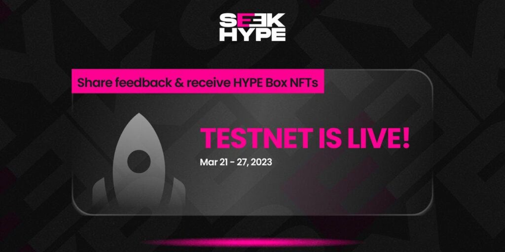 Join SeekHYPE Testnet - Opportunity to receive special NFTs from the project