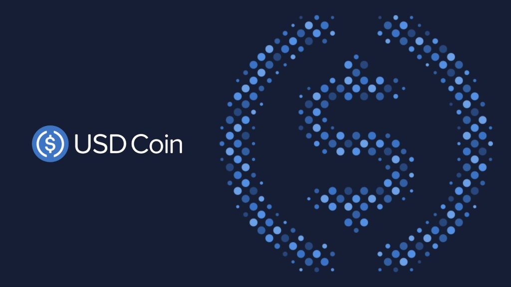 Stablecoin USDC recovers to 1 USD