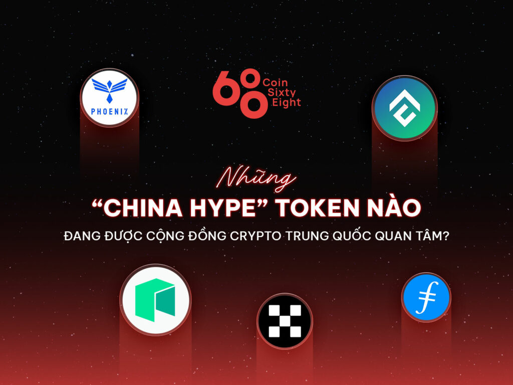 Which "China hype" tokens are of interest to the Chinese crypto community?