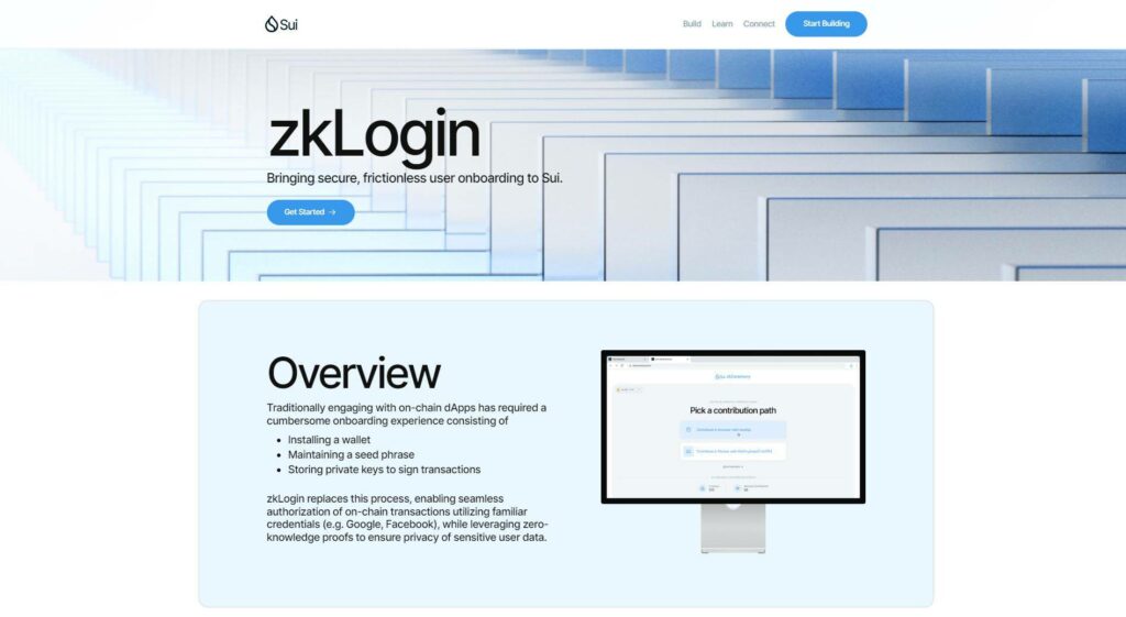 Sui launches DApp login feature with Google, Twitch and Facebook