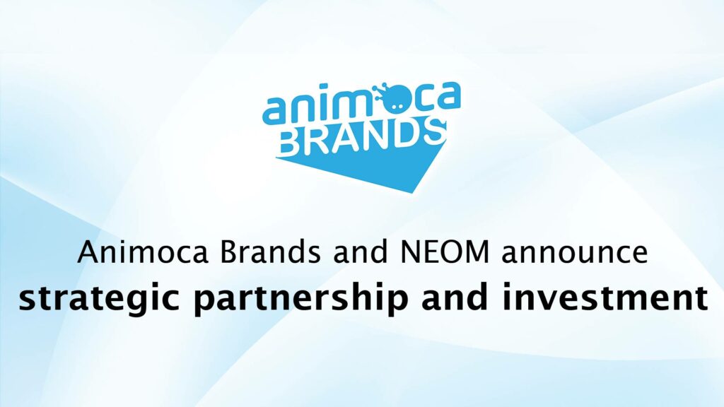 Animoca Brands has received a $50 million investment from Saudi Arabia's state fund