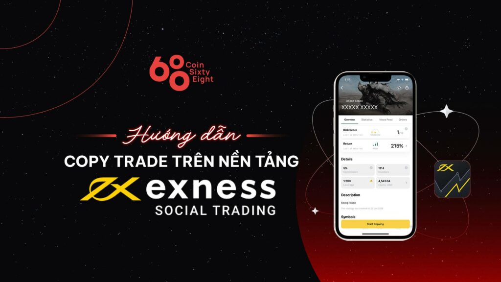 Instructions for copy trading on the Exness Social Trading platform