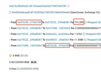 Someone exchanged 131,350 USDR for 0 USDC