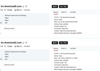 Cryptocurrency theft occurs via the fake Binance application