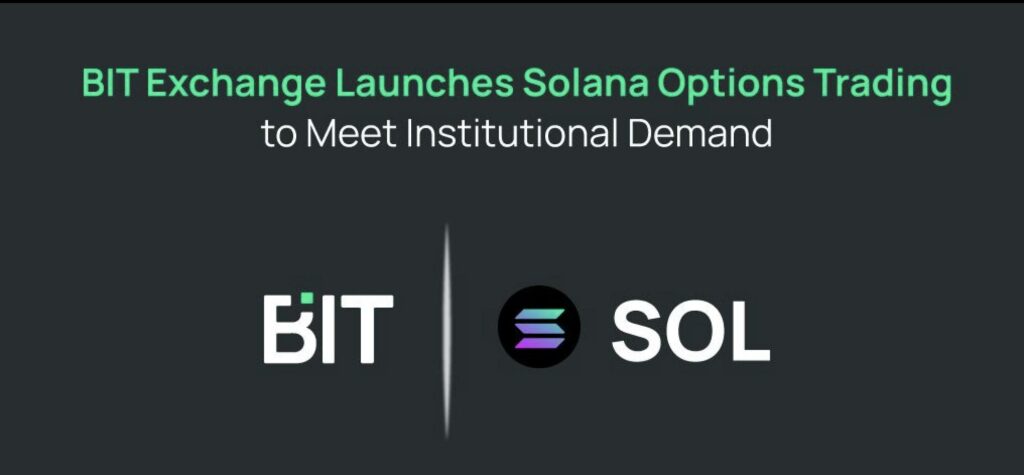 Jihan Wu's BIT platform launches Solana (SOL) options trading.