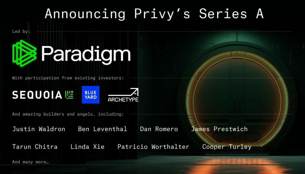 Web3 Privy Solutions Raises $18 Million in Series A Funding Led by Paradigm