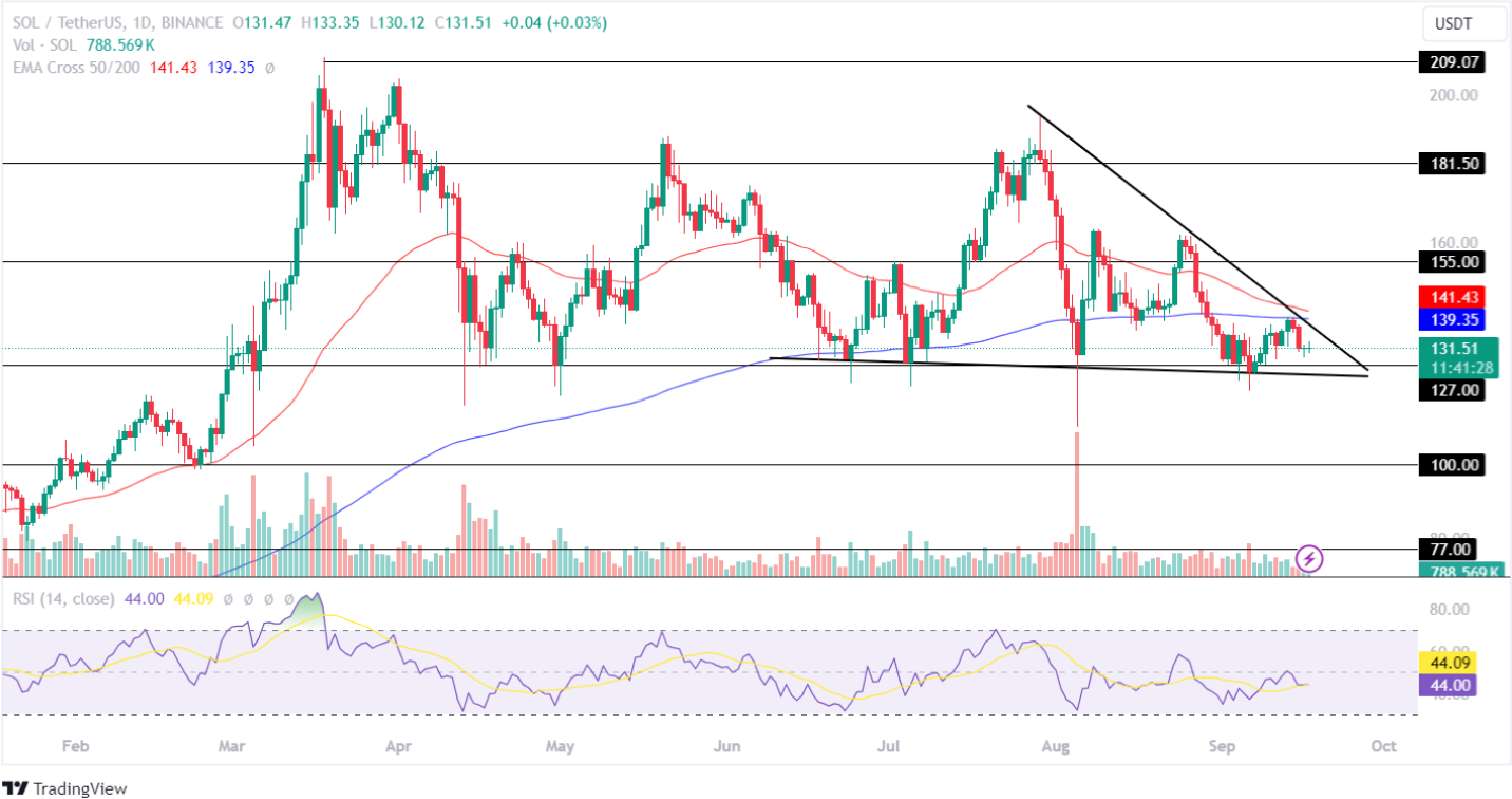 SOL price analysis 17th september 2024