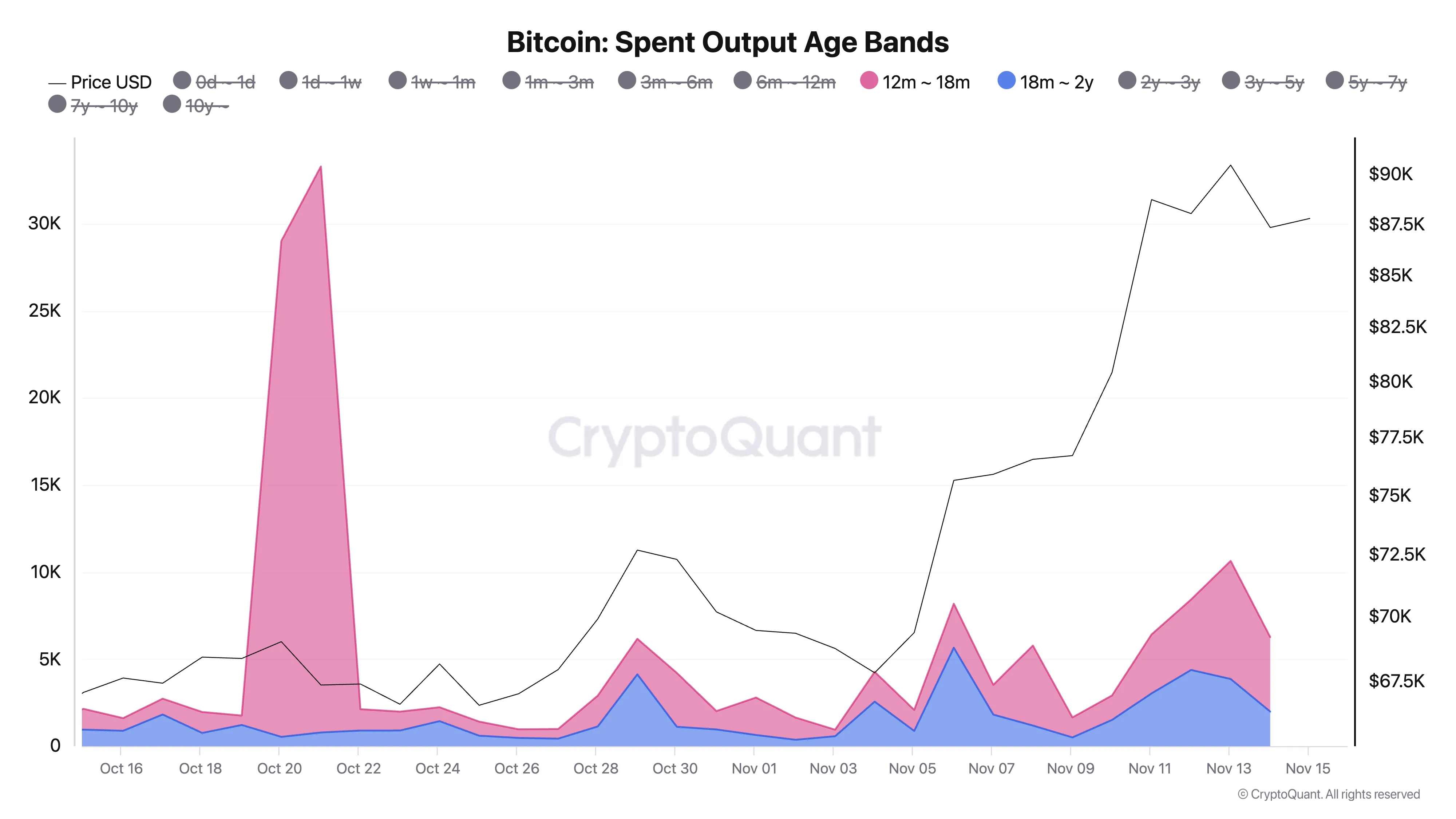 Bitcoin Expenditure Lifespan Bands.