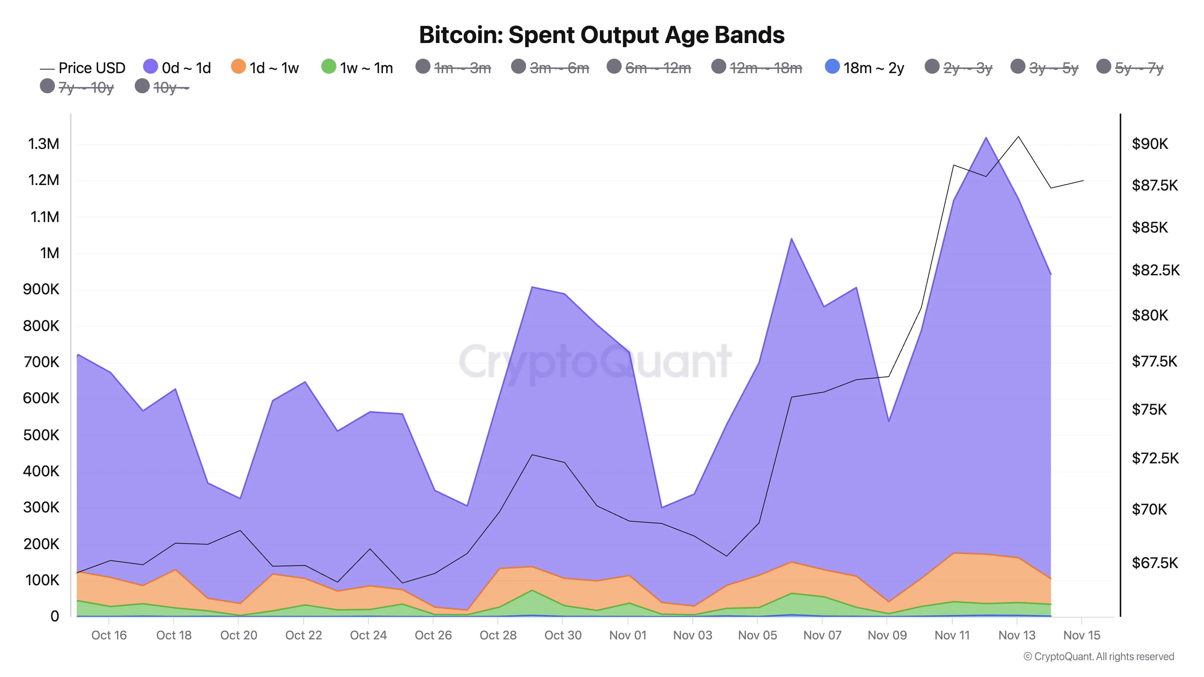 Bitcoin Expenditure Lifespan Bands.