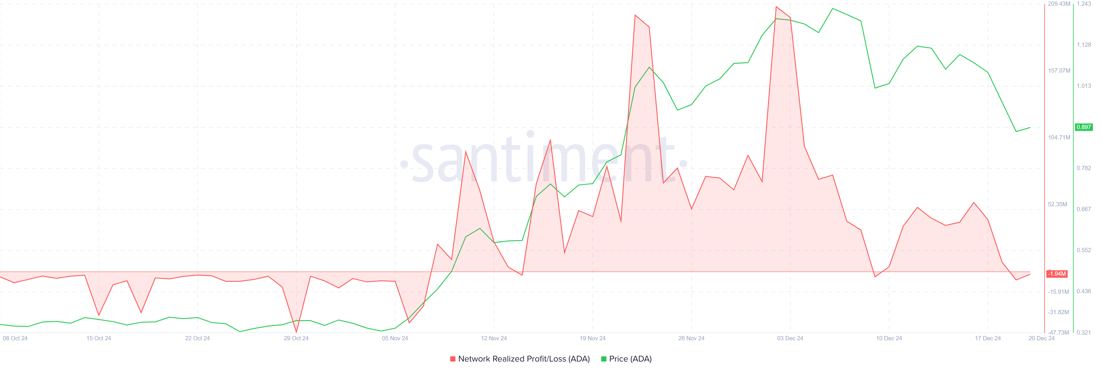 Real Profit of Cardano