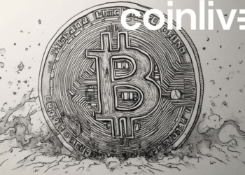bitcoin graph ink drawing