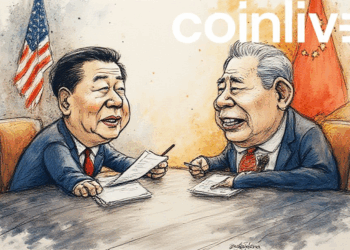 china us negotiation ink drawing