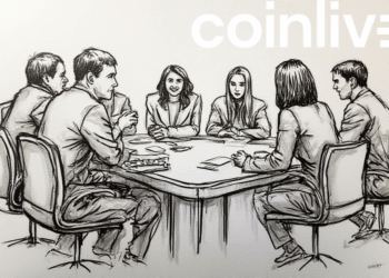 corporate meeting ink drawing