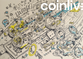 crypto market rally ink drawing