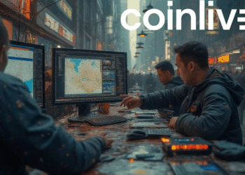 cryptocurrency traders bustling scene