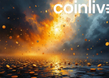 digital coin storm painting