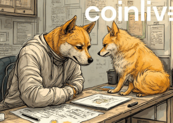 dogecoin analyst ink drawing