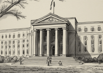 federal reserve ink drawing