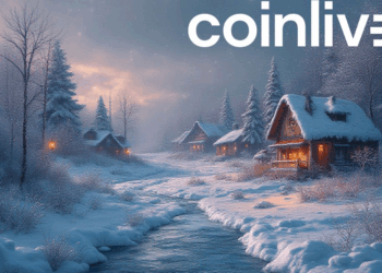 frozen crypto winter scene