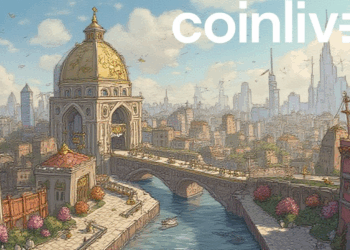 future stablecoin cityscape drawing