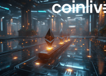 futuristic ethereum upgrade scene