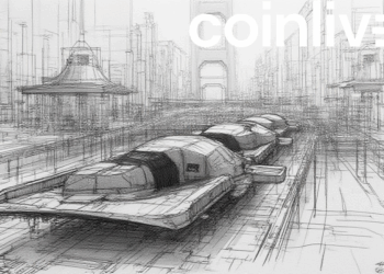 futuristic financial ink drawing