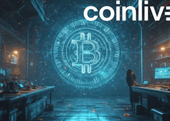 futuristic lab blockchain art