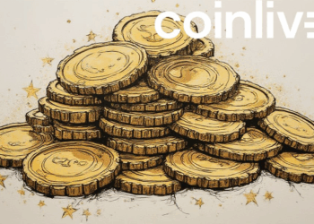 gold backed tokens ink drawing