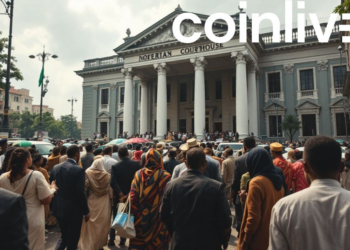 nigerian courthouse bustling