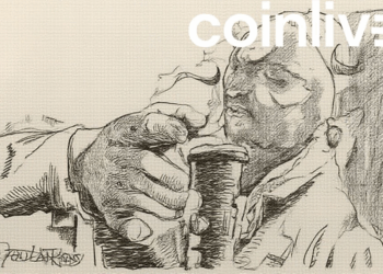 paul atkins speaking ink drawing