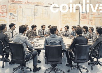 strategic meeting ink drawing