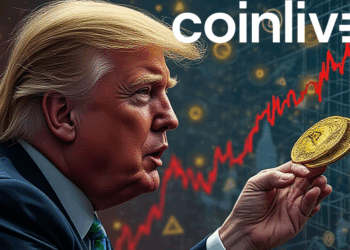 trump crypto decline abstract