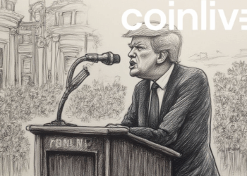 trump ink drawing speech scene