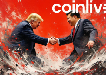 trump xi diplomatic tension painting