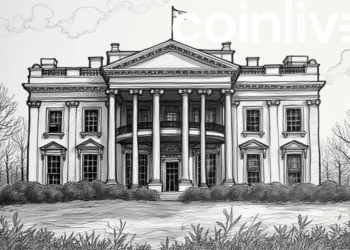 white house ink drawing bitcoin