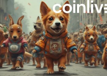 anthropomorphic dog crypto parade