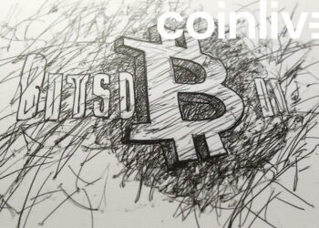 bitcoin analysis ink drawing