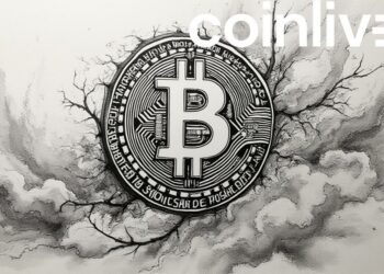 bitcoin chart dramatic ink drawing